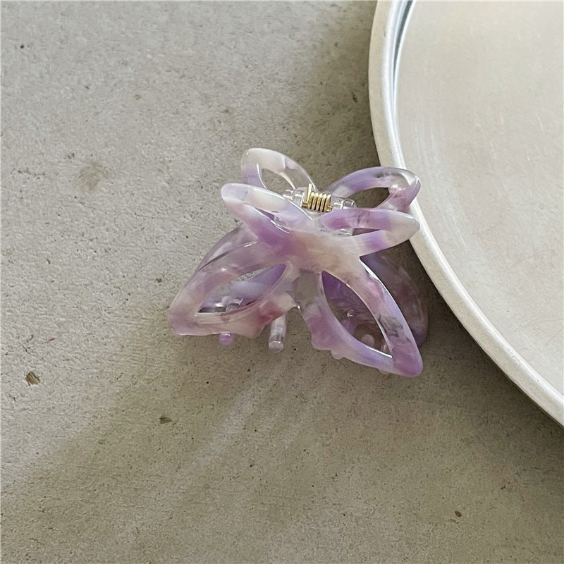 Retro Butterfly Hair Clip - Small Decorative Hair Accessory