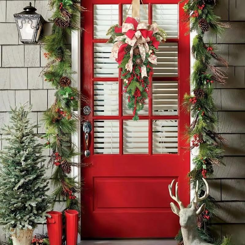 1PC Christmas Door Hanging Decoration - Holiday Accessory
