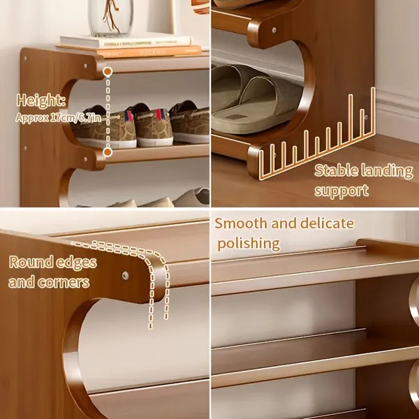 Multi-Layer Shoe Rack - Space-Saving Storage Solution