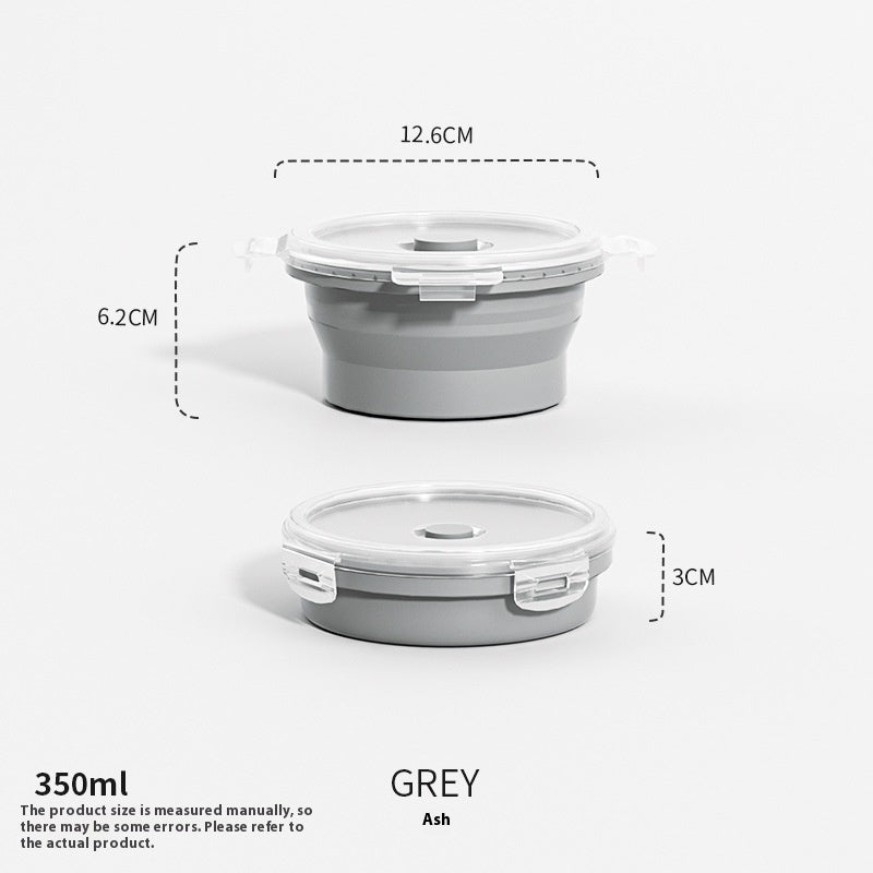 Outdoor Silicone Folding Lunch Box Set - Reusable Food Storage Container