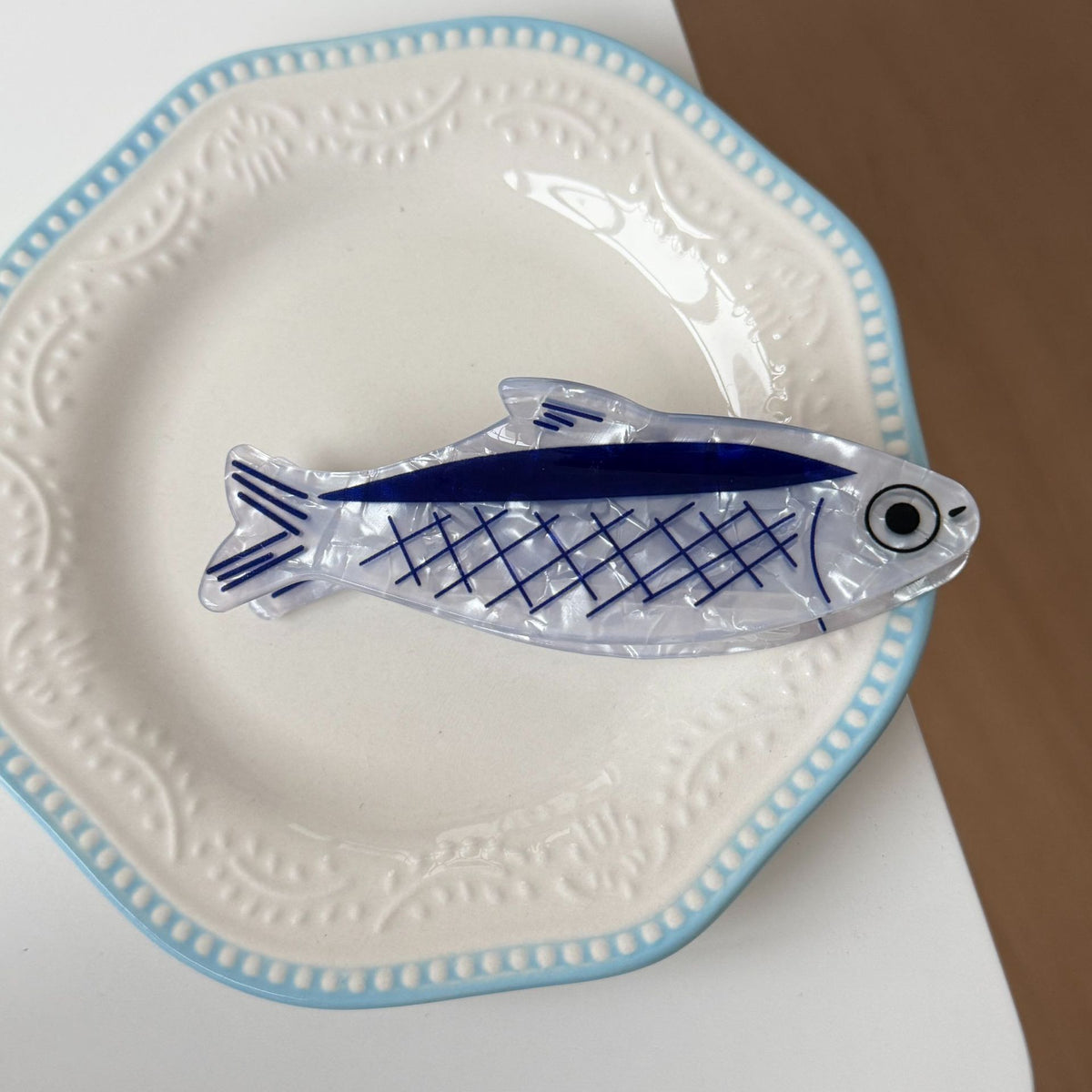 Cute Nape Hair Clip - Sardine