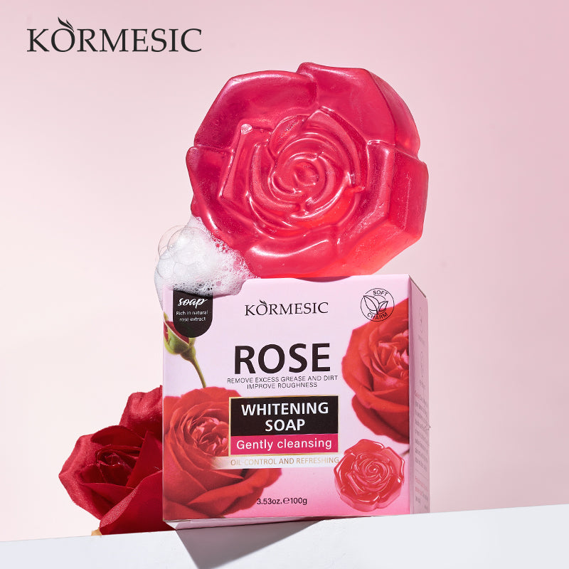 Red Rose Whitening Soap 100g - Body Care for Brightening & Skin Even Tone