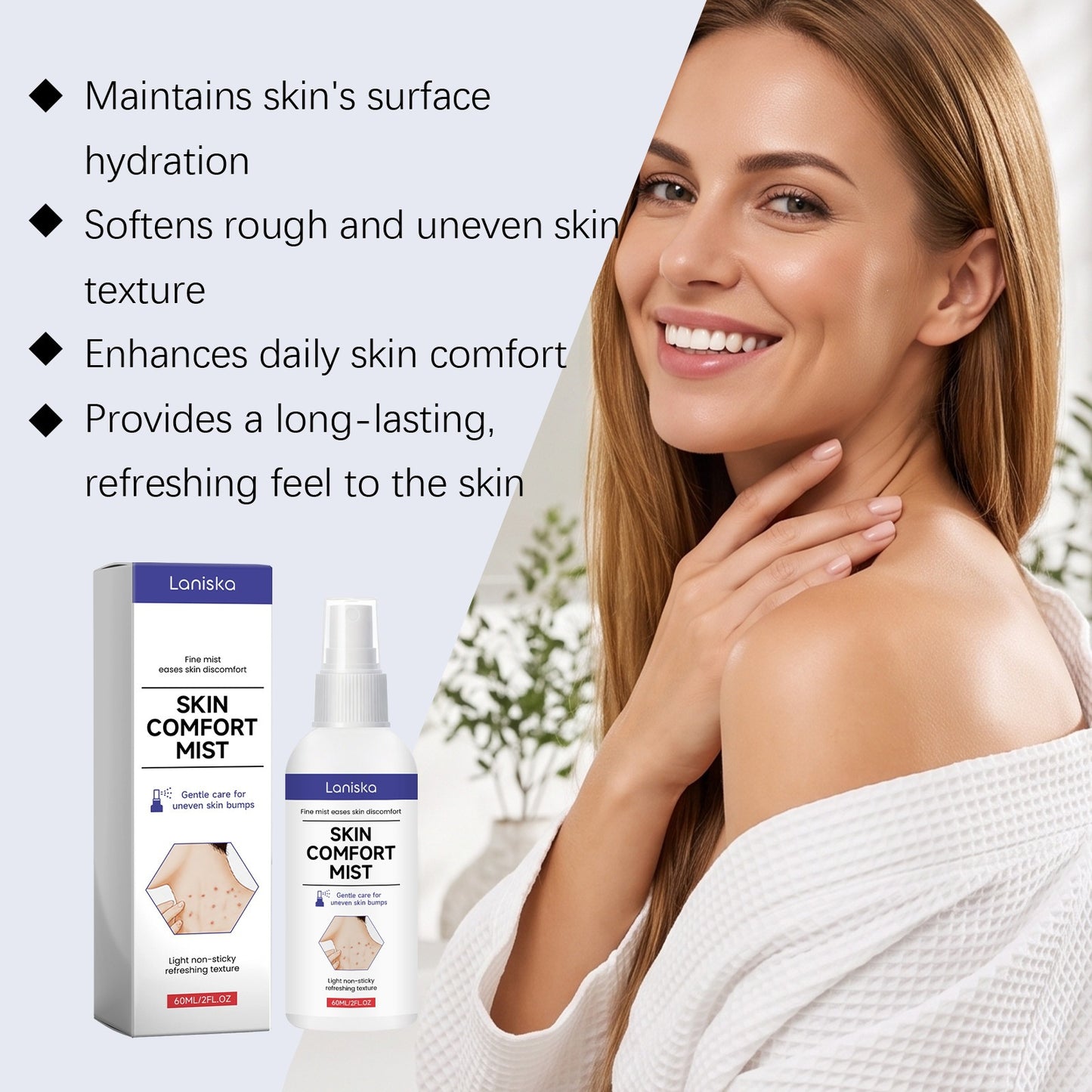 Skin Soothing Facial Spray 60ML - Gentle Skin Care & Calm Relief