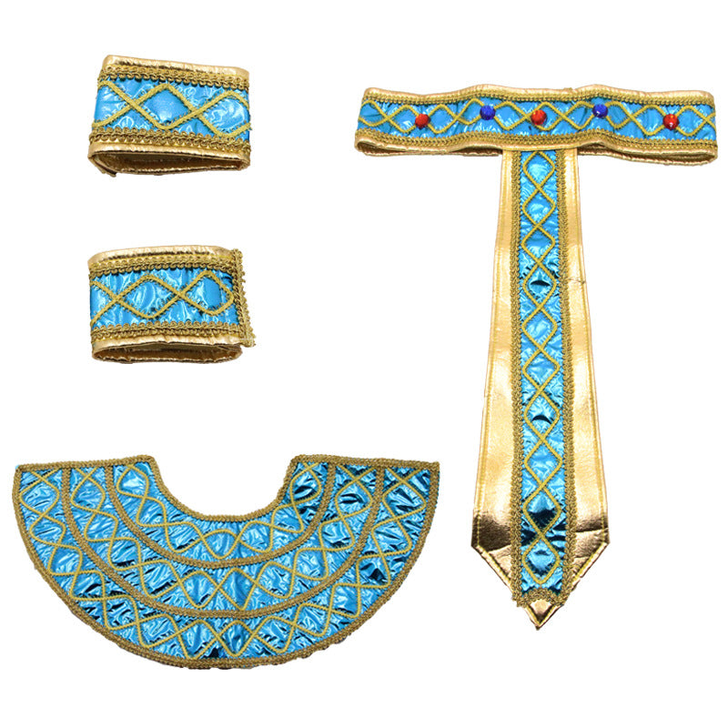 Egyptian Pharaoh Cleopatra Halloween Costume Accessories for Adults