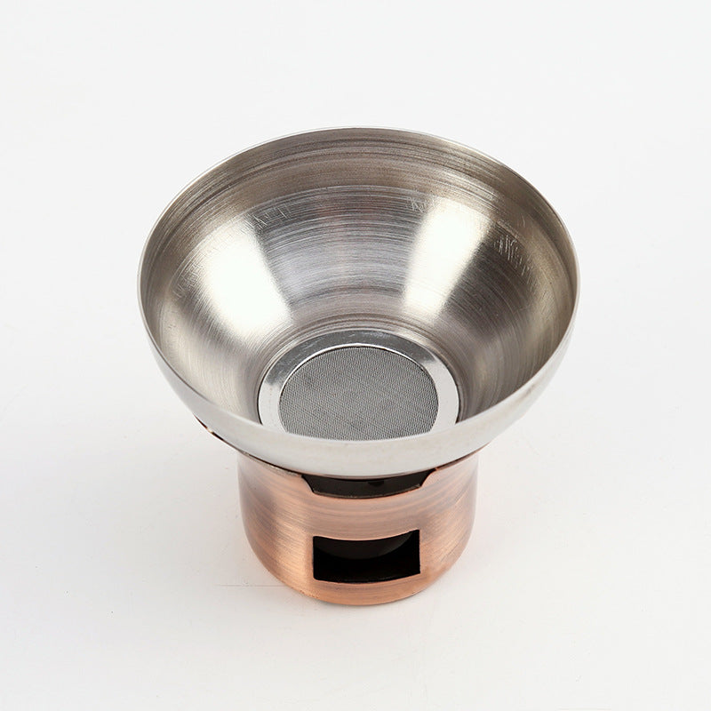 Stainless Steel Tea Strainer with Bracket Chinese Style Kitchen Utensil