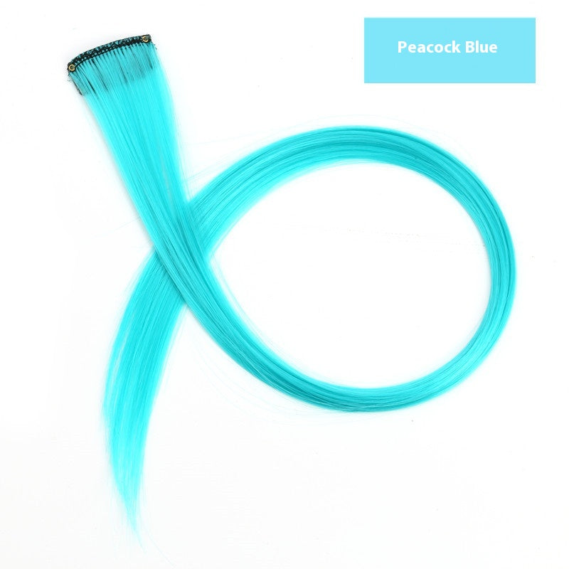 Colorful Hair Weave Extension Set - Multiple Shades, Non-Mainstream Style