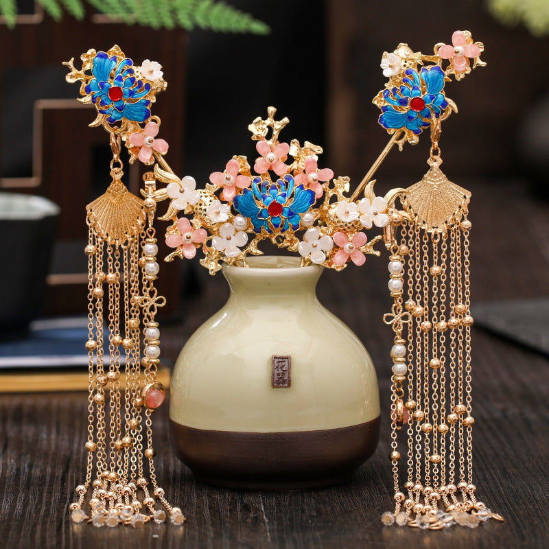 Vintage Butterfly Hair Comb Set - Alloy Hairpin Accessories
