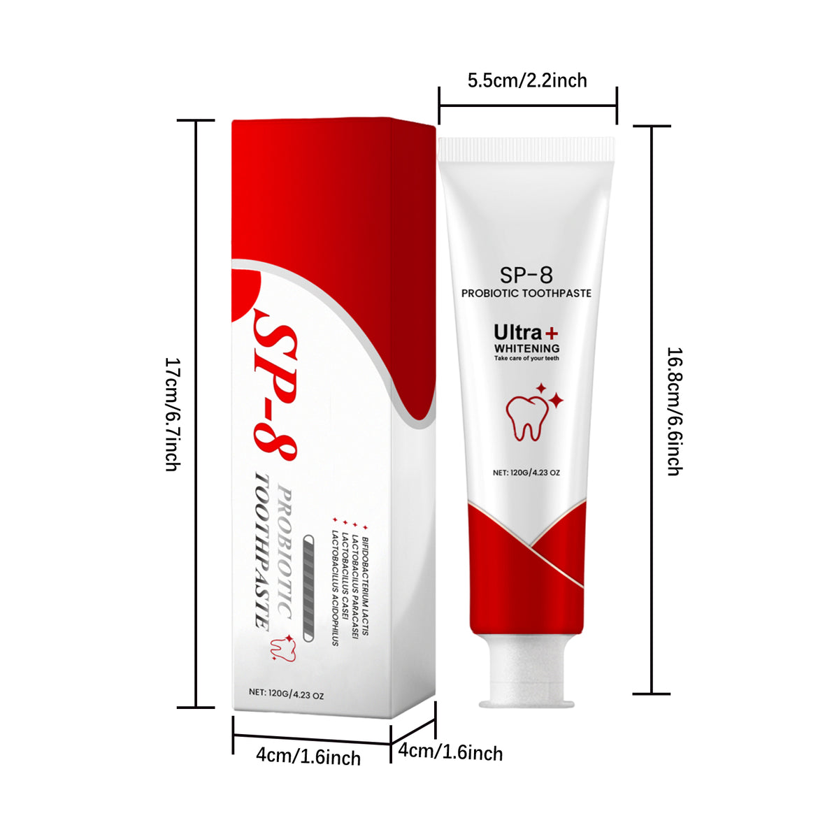 Probiotic Whitening Toothpaste - 120g Sensitive Gums