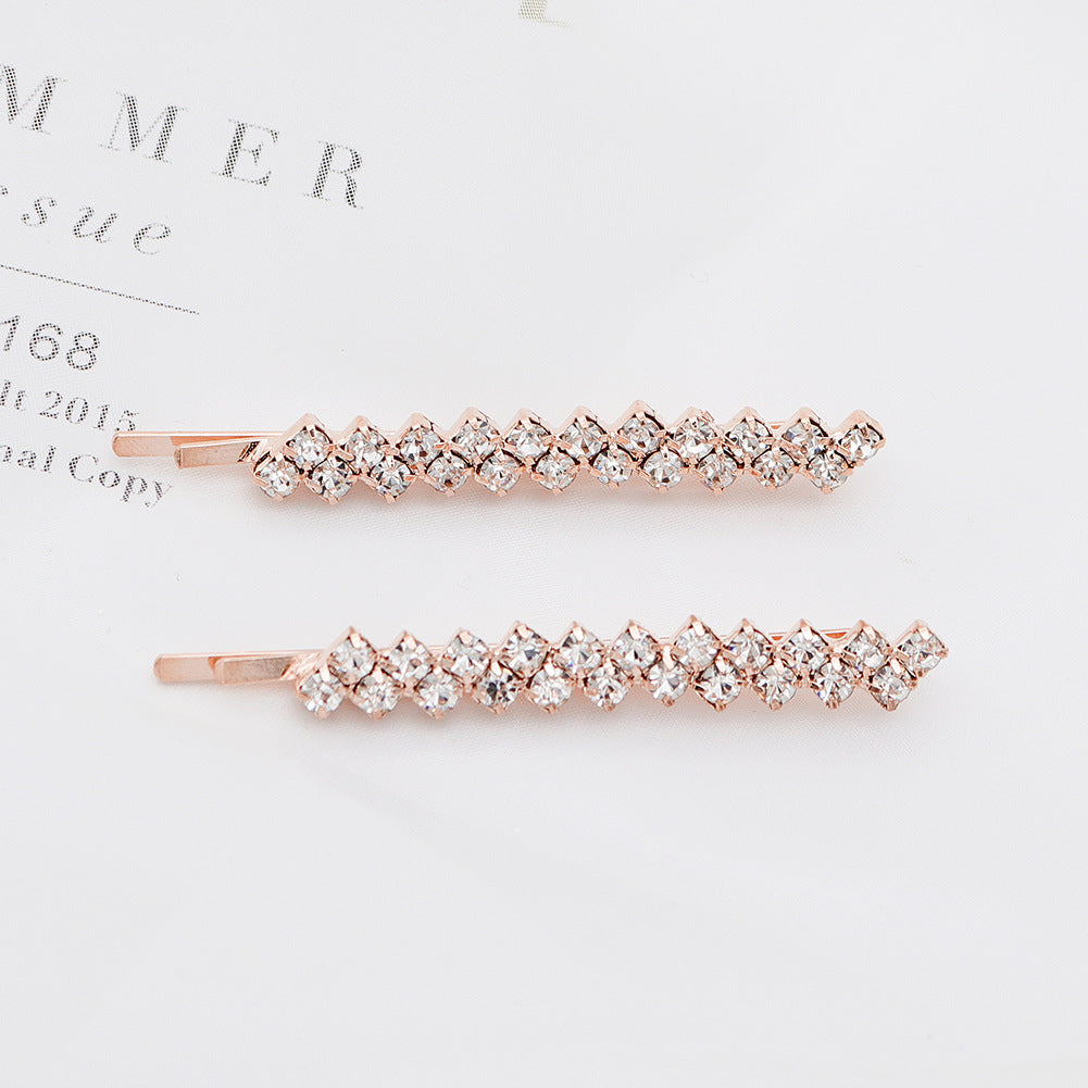 Rhinestone Hairpin Headdress for Women - Elegant Hair Accessory