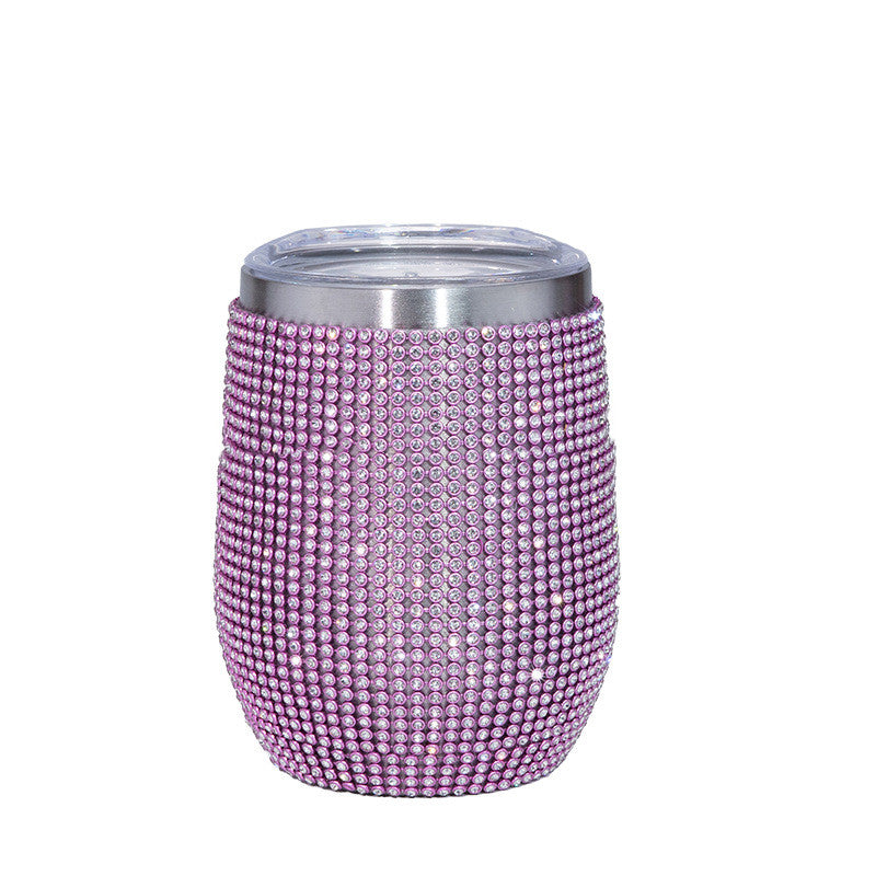 Stainless Steel Diamond Cup with Insulation - Multi-Color 12oz Drinkware