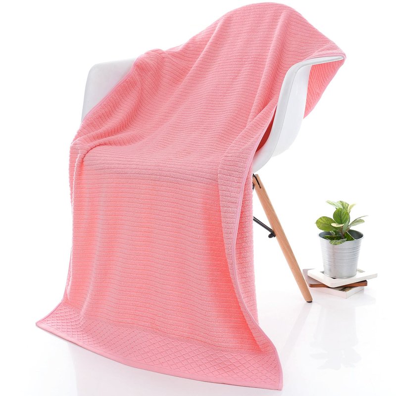 Extra Thick Cotton Bath Towel - Long-Staple, Soft & Absorbent