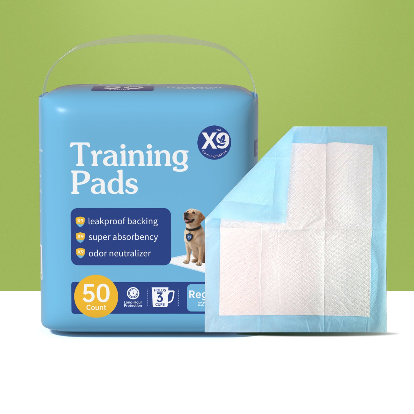 Disposable Dog Training Pads 22x22 Inches Absorbent Puppy Potty Pads