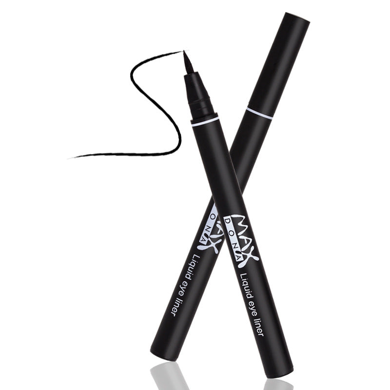 Long-Lasting Waterproof Black Eyeliner - Smudge-Resistant Makeup