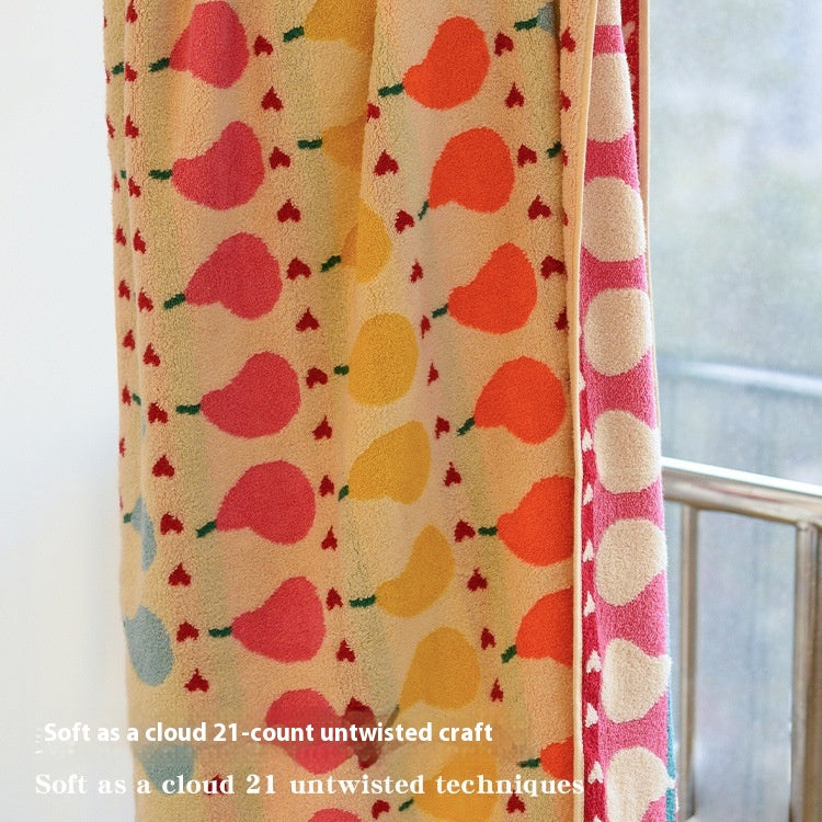 Cotton Bath Wrap Towel - Absorbent Household Spa Size & Color Options
