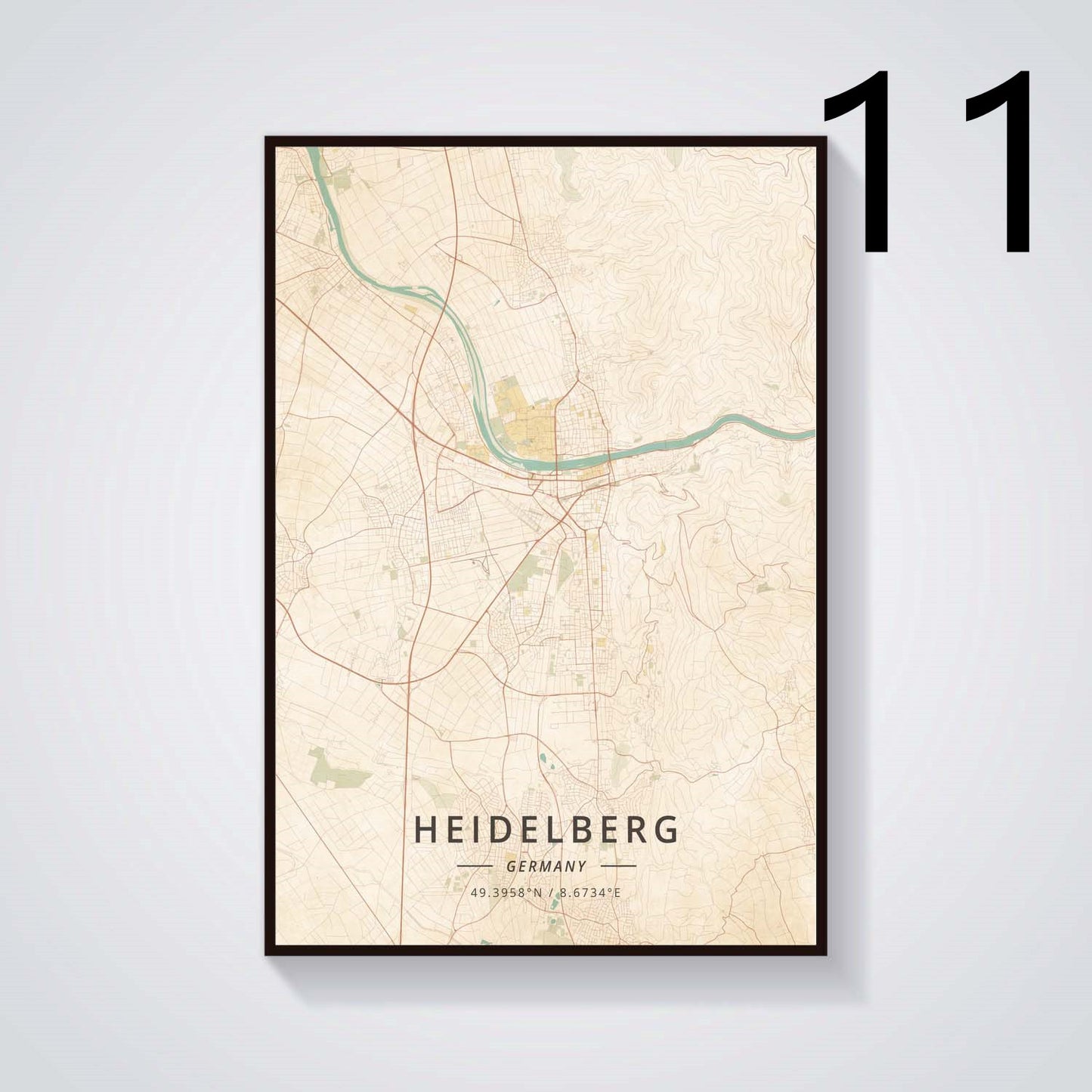 German City Subway Canvas Wall Art Poster - Home Decor