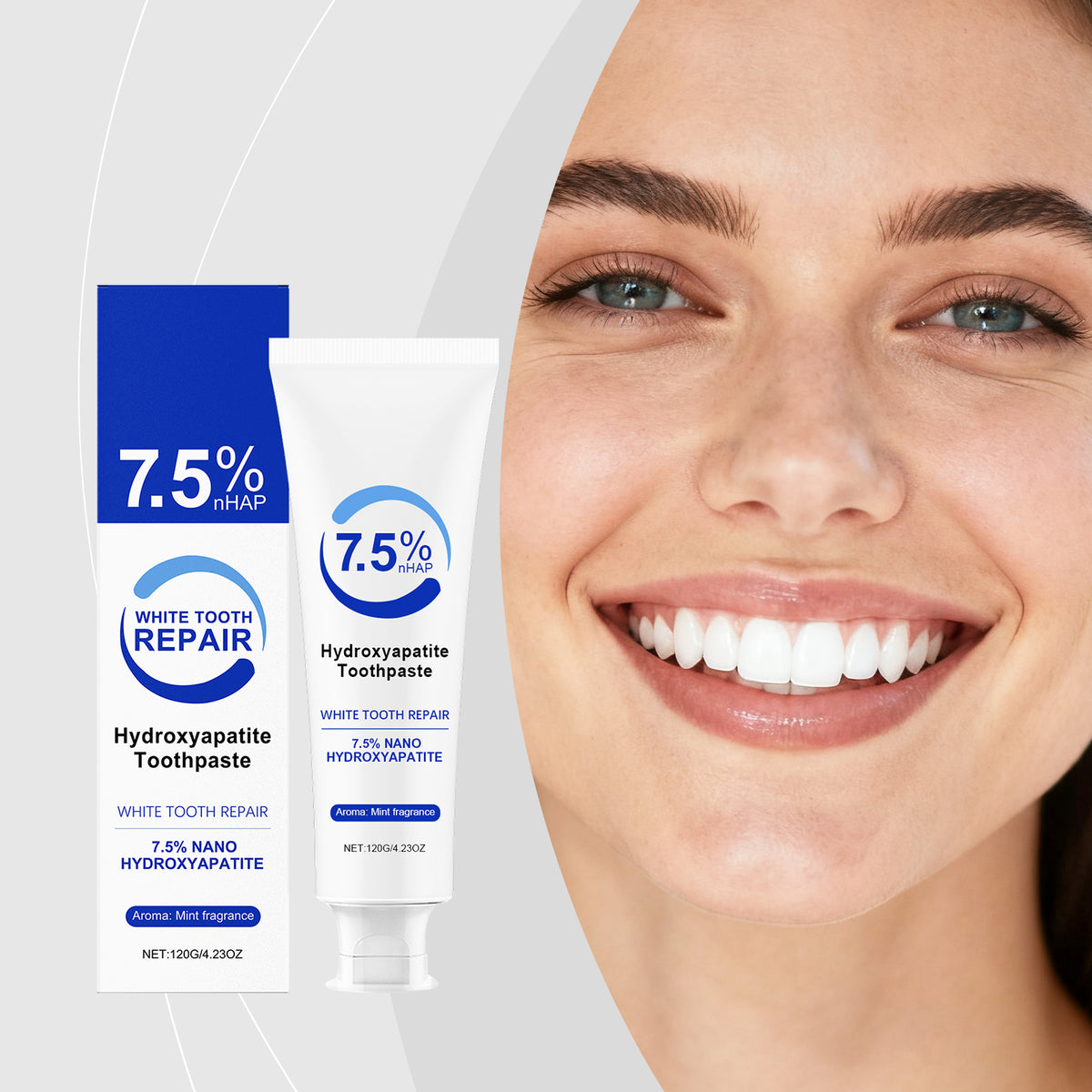 Mint Toothpaste 120g - Coconut Oil & Peppermint