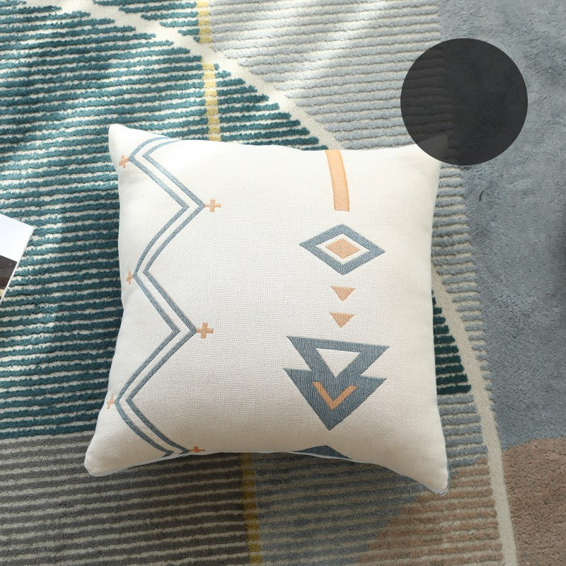 Nordic Style Back Cushion for Office Bedside Fabric Pillow Set