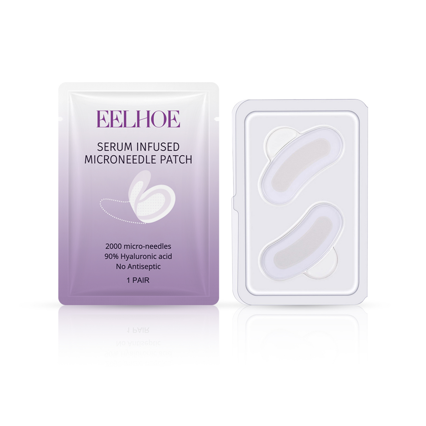Microneedle Eye Mask Stickers for Skin Tightening & Fine Line Reduction - 1 Pair