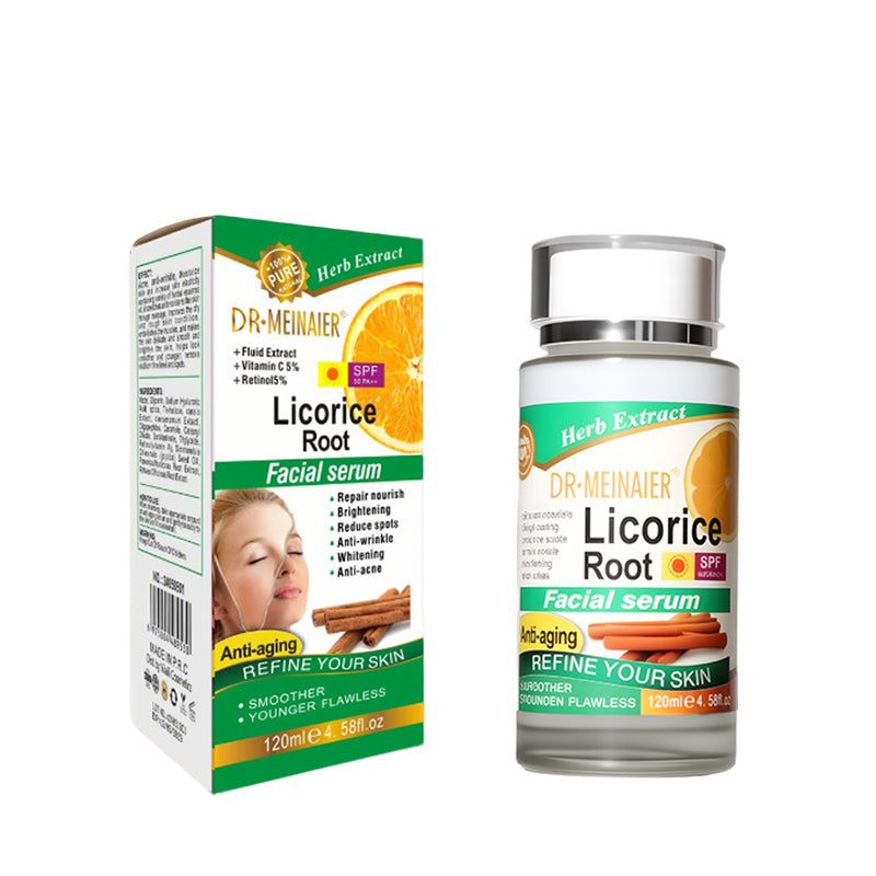 Licorice Root Anti-Aging Facial Serum with SPF 50 - 120ml