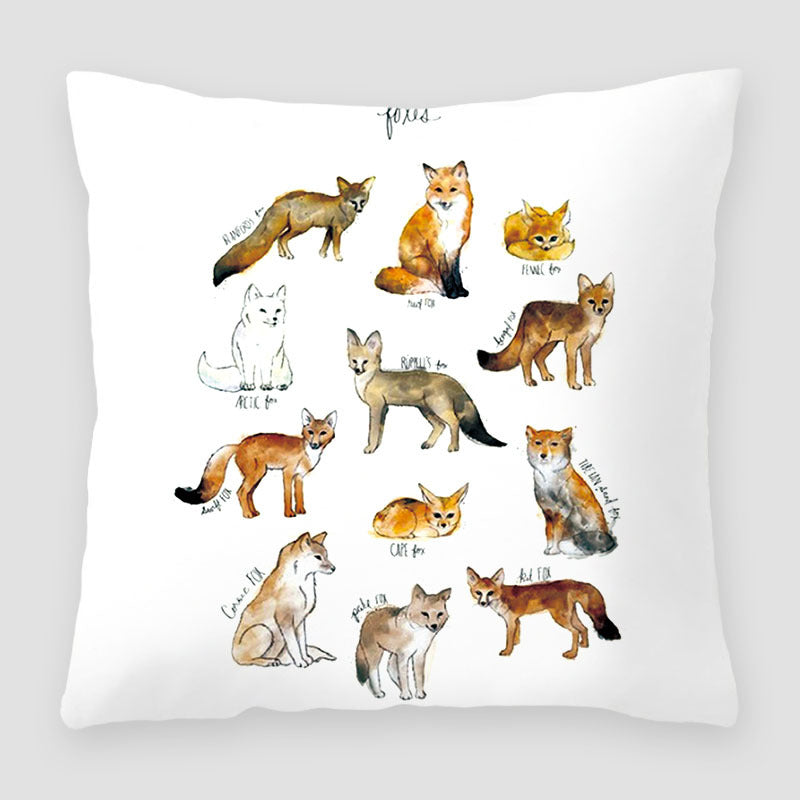 Cartoon Peach Skin Velvet Pillow Cover for Sofa & Living Room - Multiple Colors
