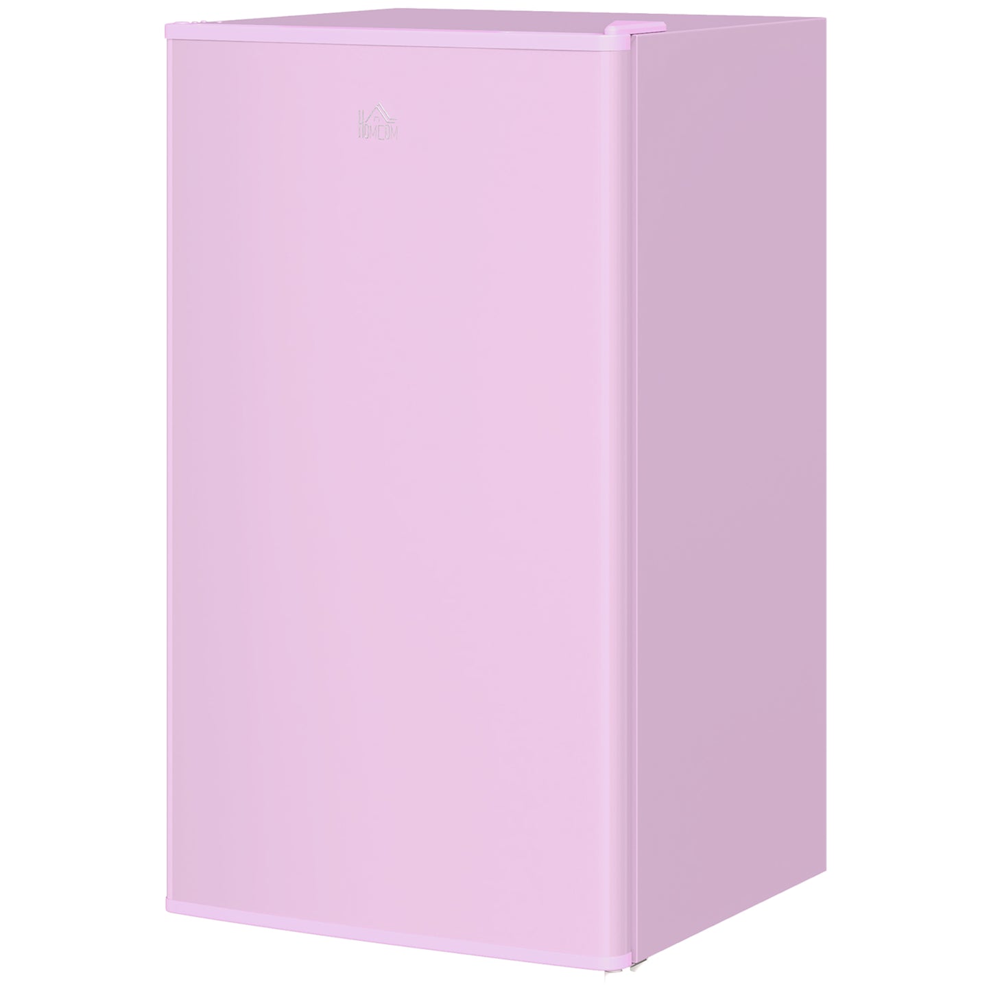 Pink Mini Fridge with Freezer, 3.2 Cu Ft Compact Refrigerator, Reversible Door