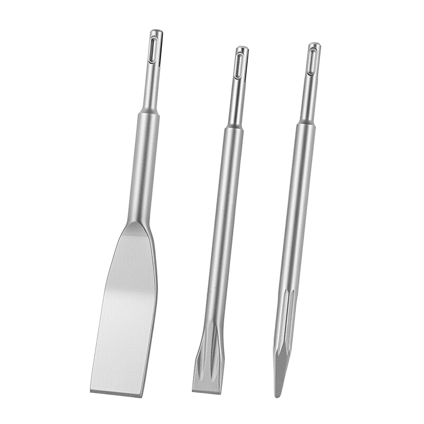 SDS Plus Chisel Set 3 Pcs for Rotary Hammer Demolition Concrete Brick