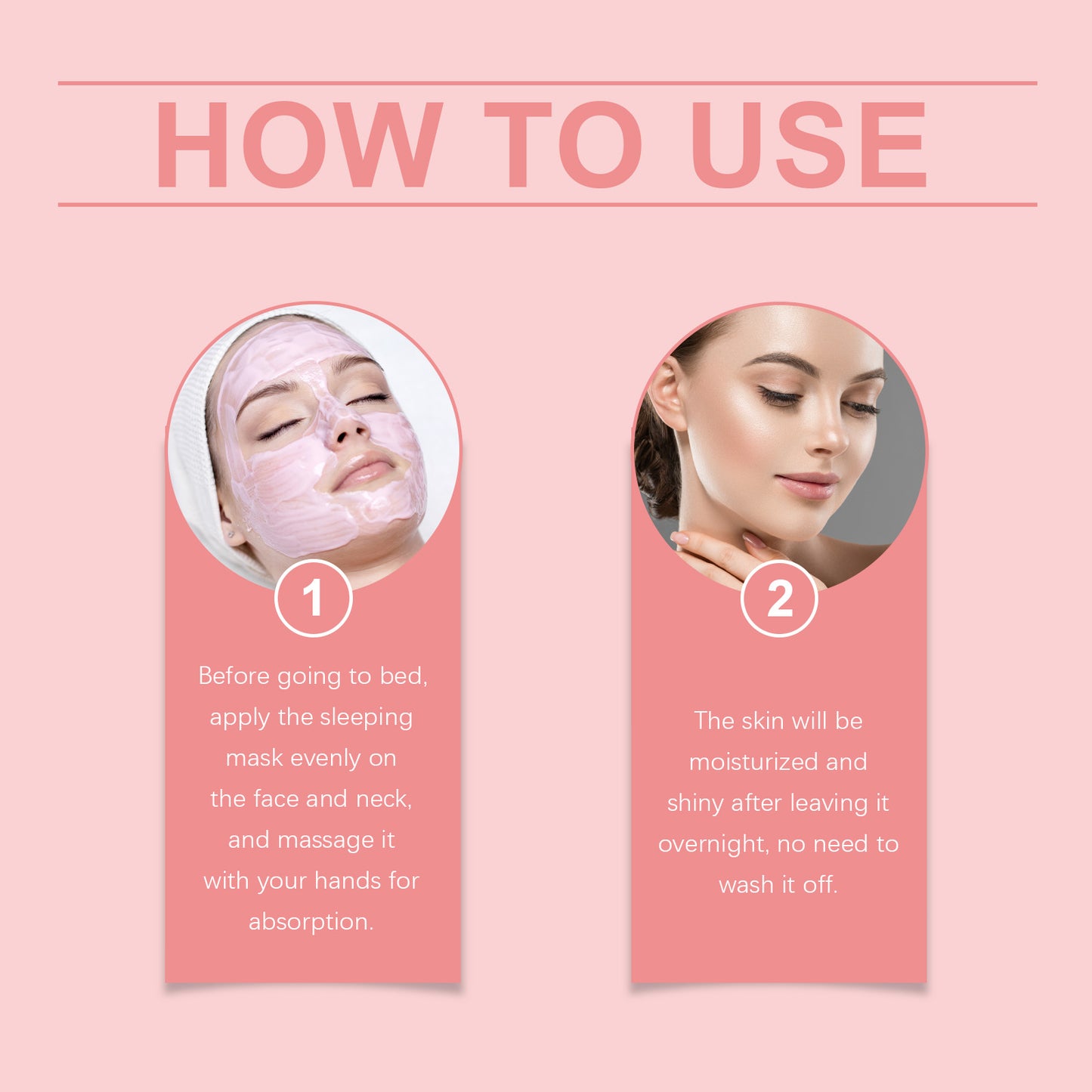 Hydrating Vitamin C Sleeping Mask - Brightening Leave-In Facial Treatment