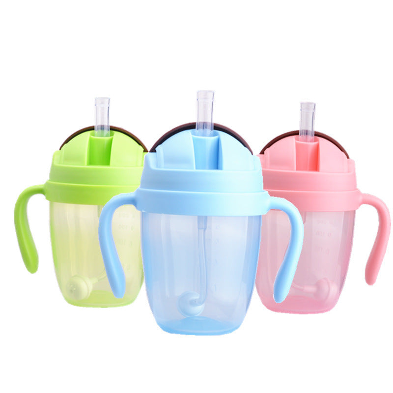 Infant Wide Mouth Plastic Baby Bottle 240ml 300ml - Safe, BPA-Free