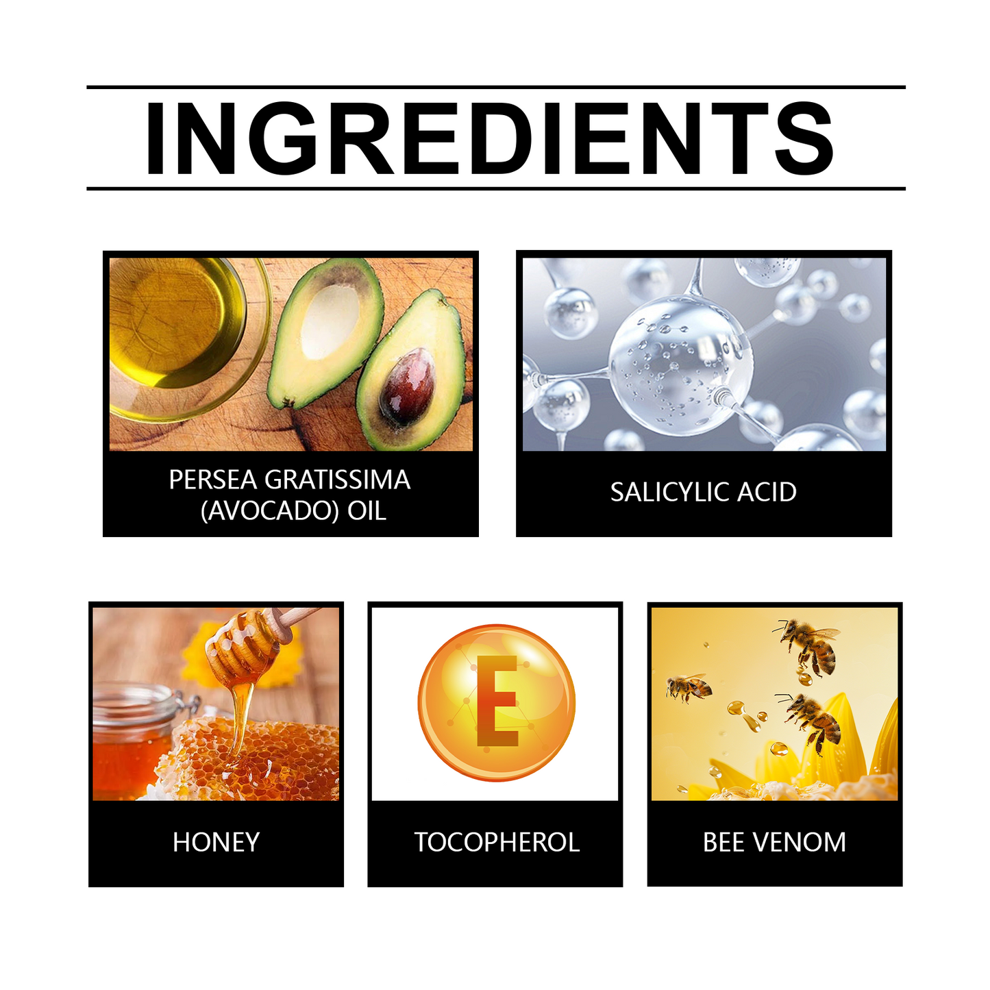 Honey Moisturizing Face Cream with Avocado Oil & Bee Venom - 60g