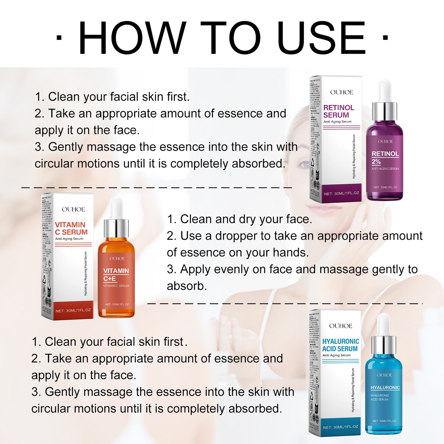 Vitamin C Face Serum - Anti-Aging Firming & Brightening Facial Treatment