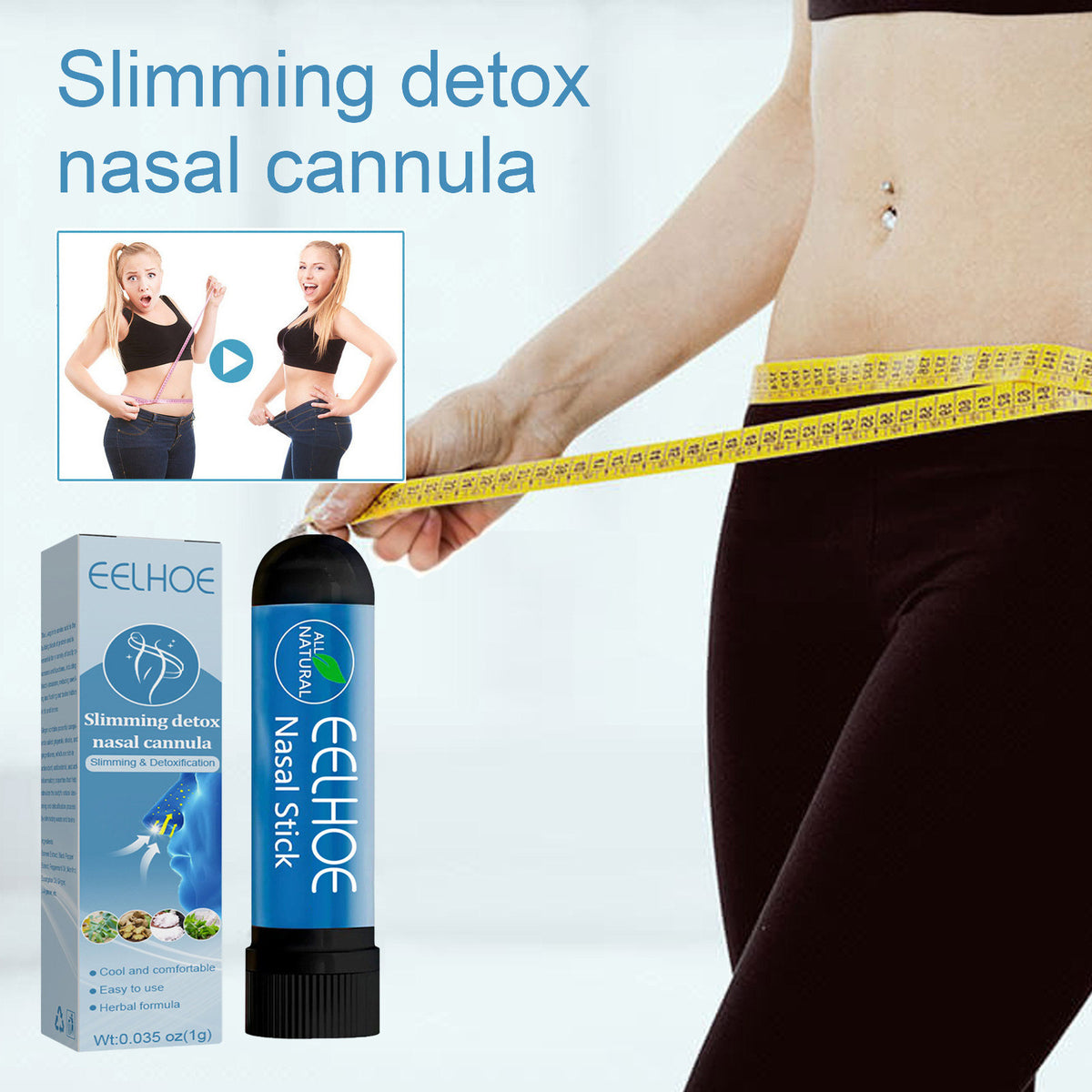 Slimming Nose Tube for Body Shaping & Cooling