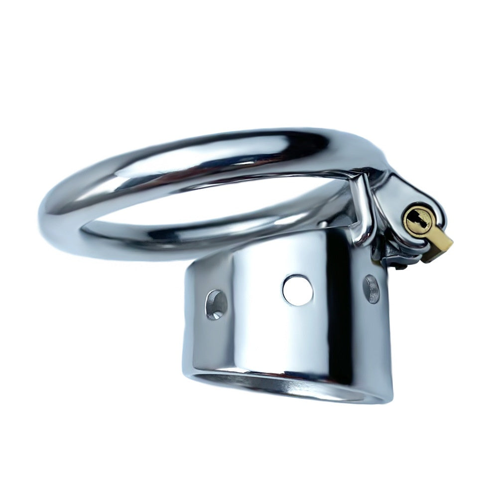 Short Stainless Steel Chastity Lock Men’s Ring Lock Adult Toy