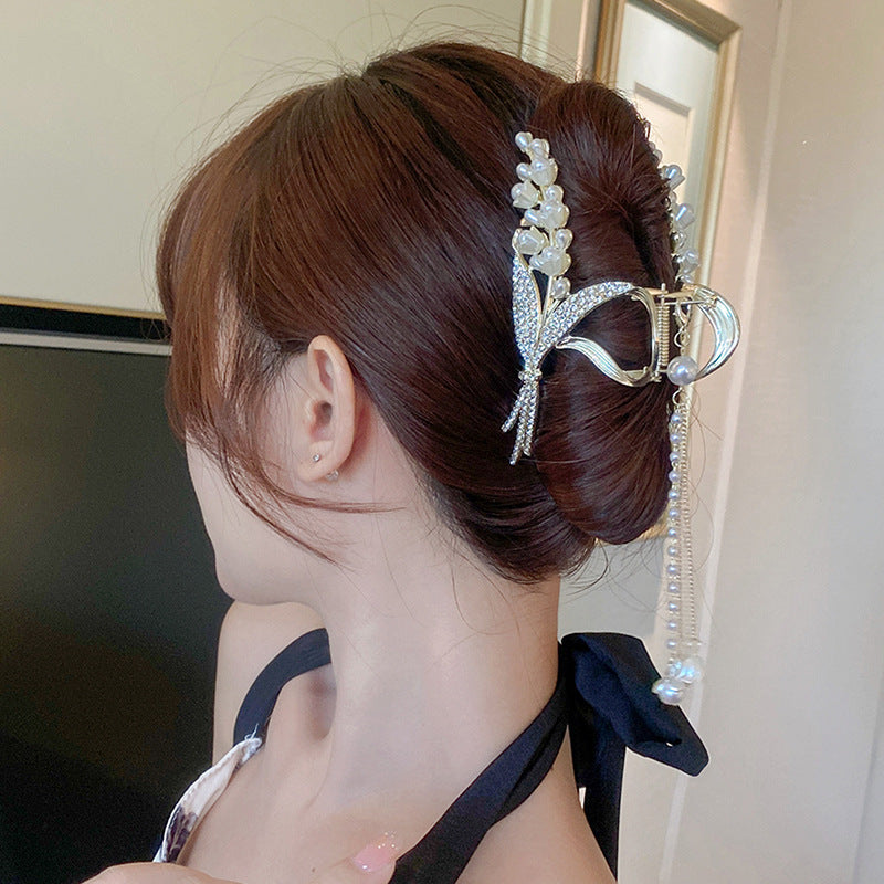 Summer Tassel Hair Clip - Gold