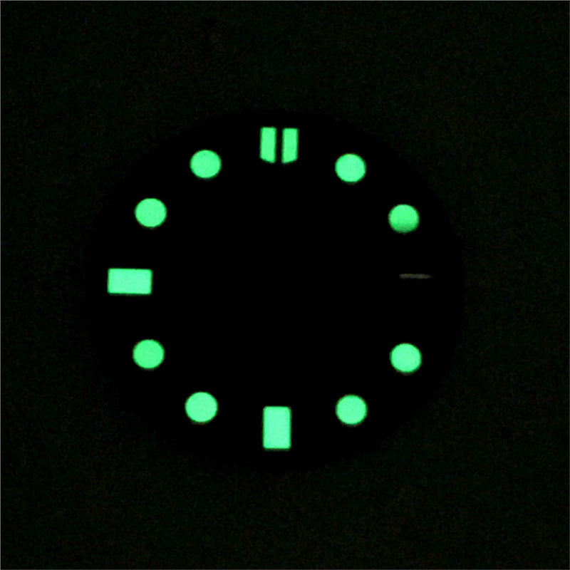 Modified Watch Dial with Luminous Numerals - 28.5MM Standard Color