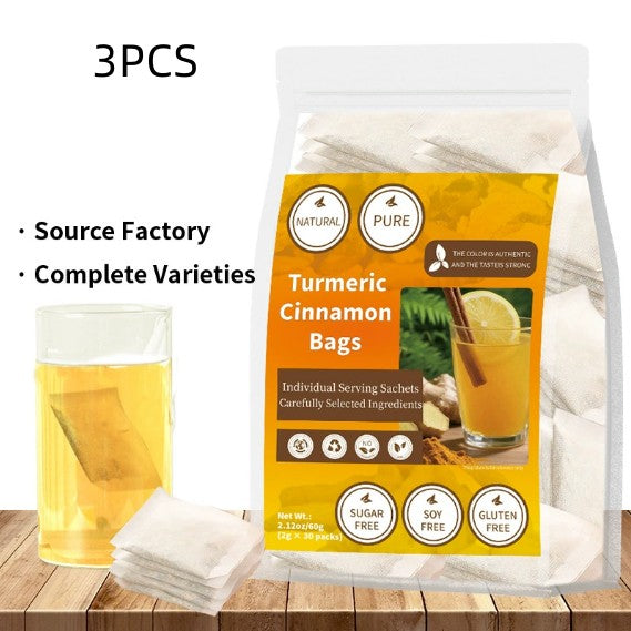 Turmeric Ginger & Cinnamon Herbal Tea Bags