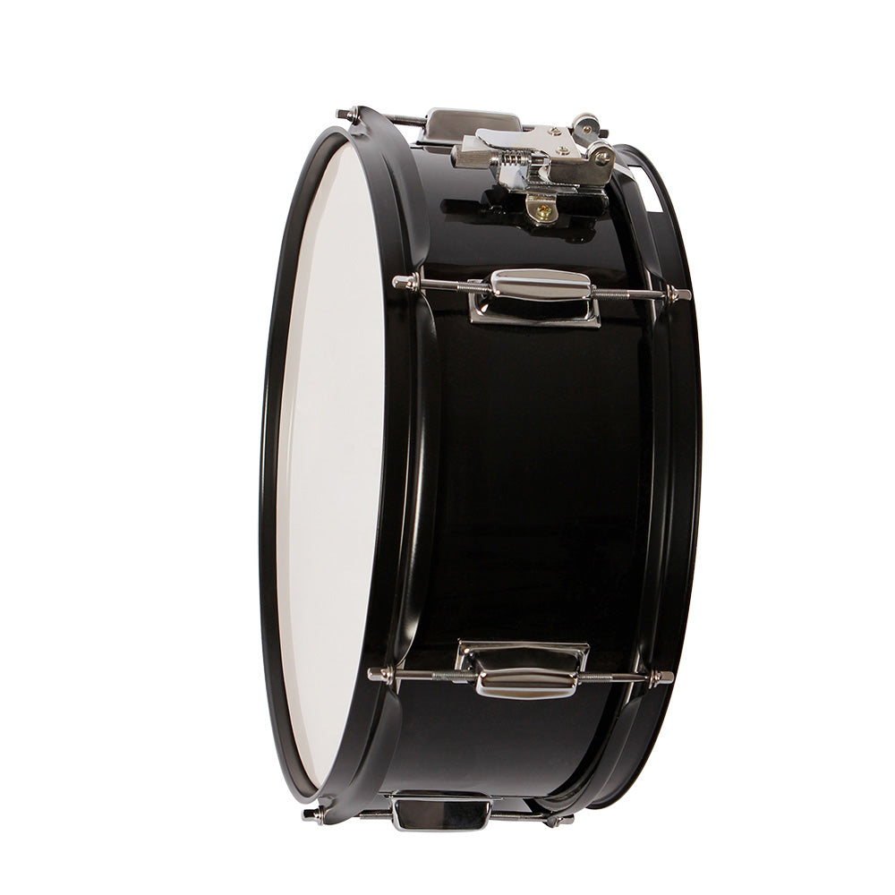 14 Inch Professional Marching Snare Drum Set - Black