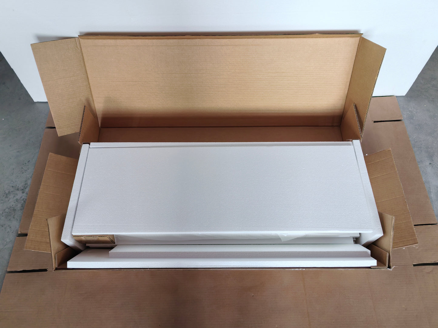 29.5" Tall Console Table with Drawers - White Accent Table