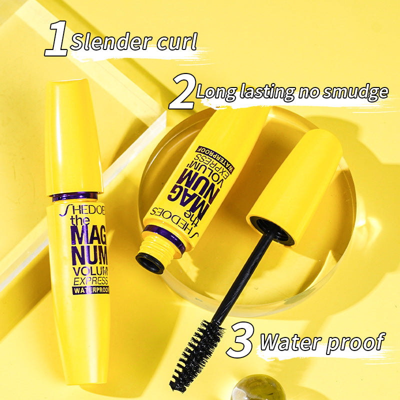 Waterproof Curling Mascara Long Lasting Not Smudge for Natural Volume