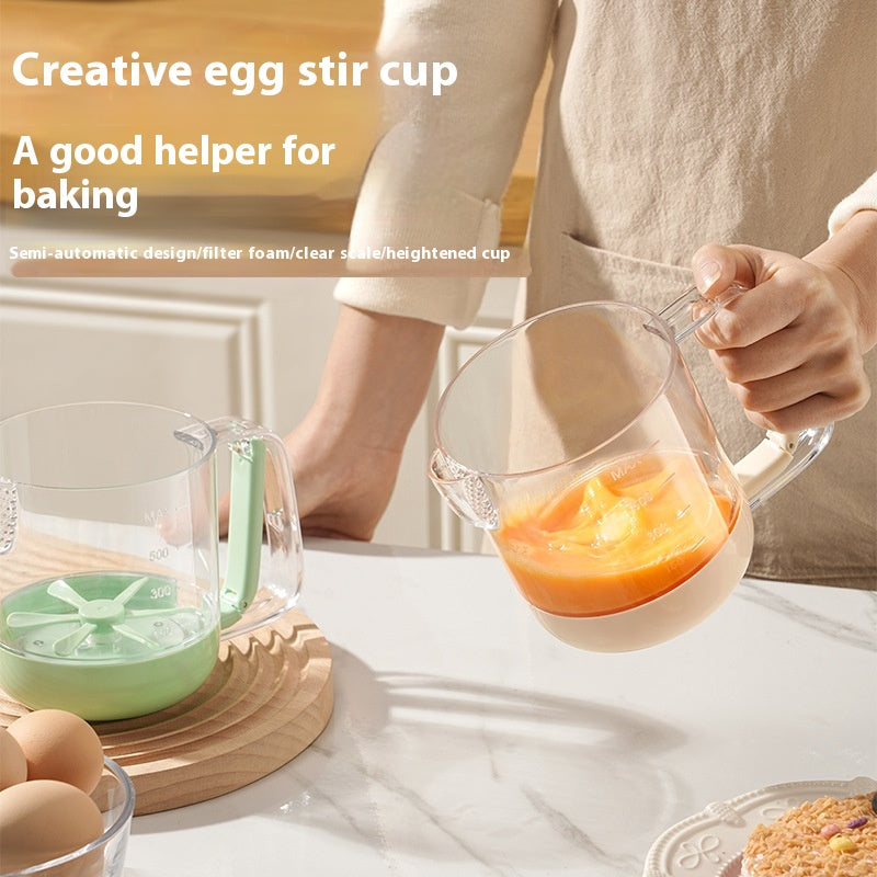 Multi-function Eggbeater Stirrer, Large Capacity Manual Kitchen Tool