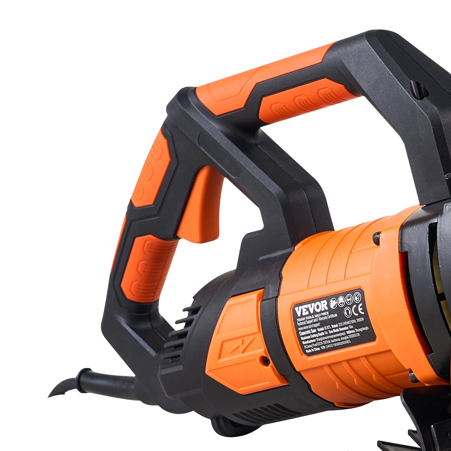 Electric Concrete Saw 16In 3200W Circular Cutter with Adjustable Depth Water Line