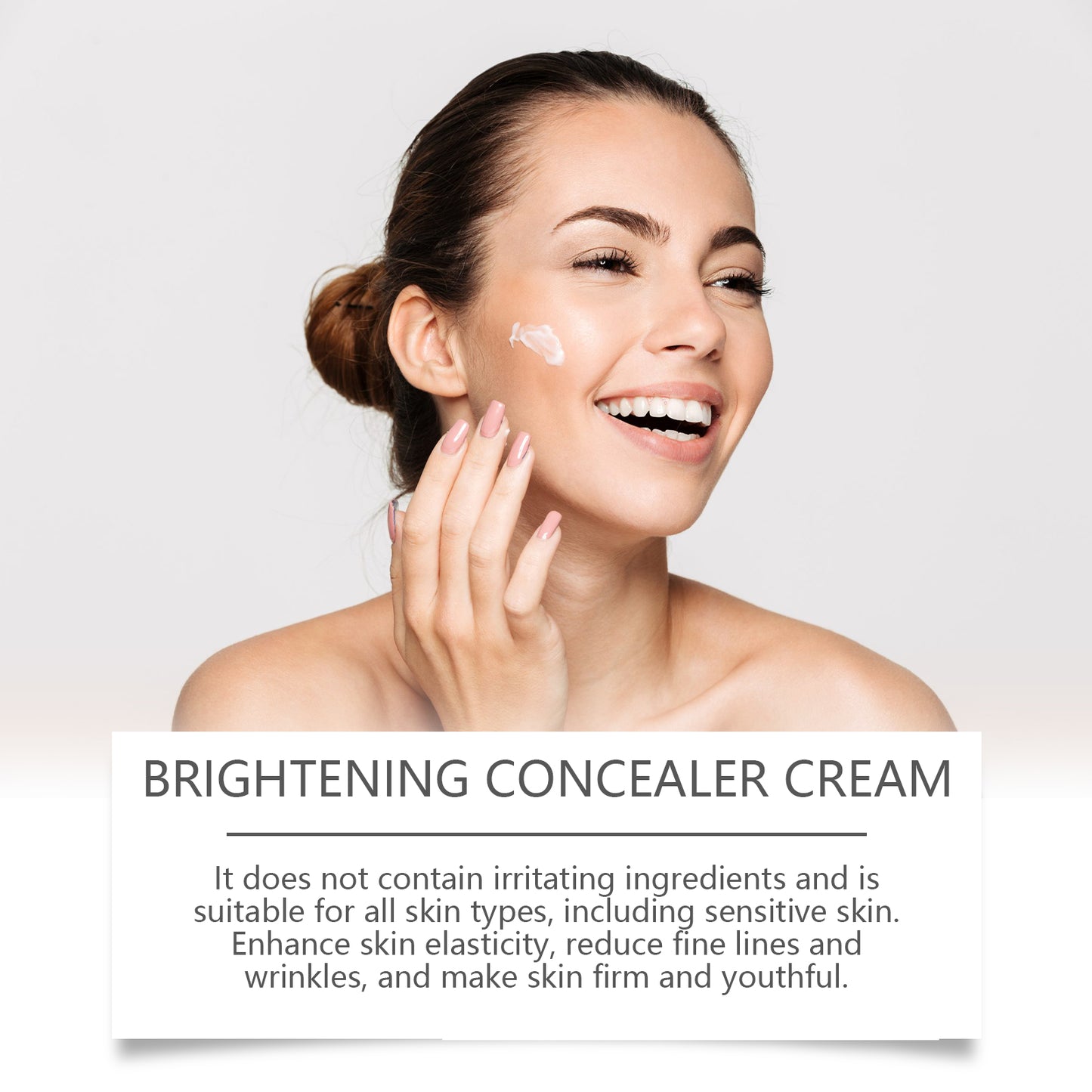 Moisturizing Concealer Cream for Face and Body - Natural Brightening Finish