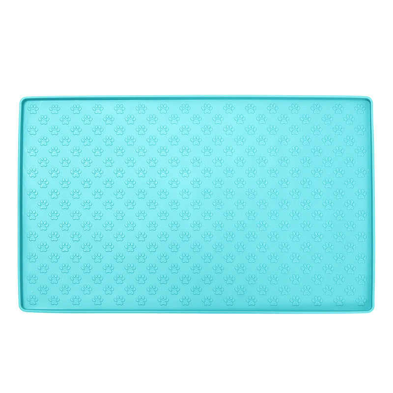 Waterproof Silicone Pet Mat for Dogs and Cats - Easy to Clean Square Placemat