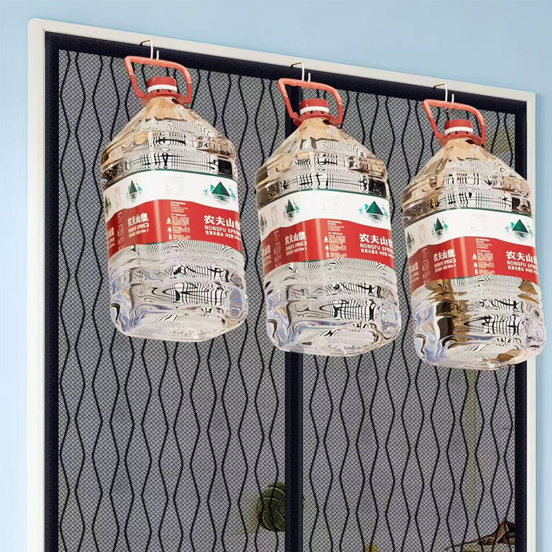 Magnetic Mosquito Screen Door Curtain - Fine Mesh, Pet Friendly, Easy Install
