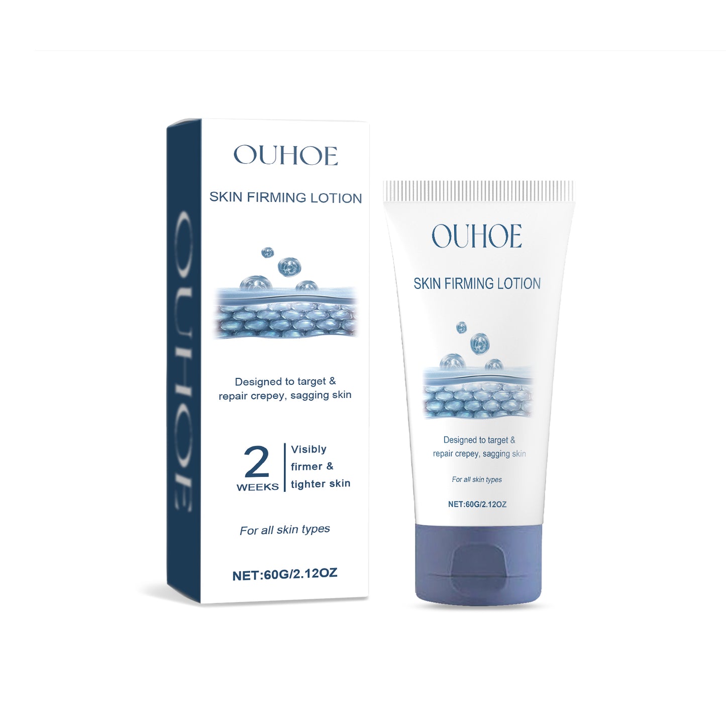 Firming Neck Cream with Retinol & Shea Butter - Anti-Wrinkle Moisturizer