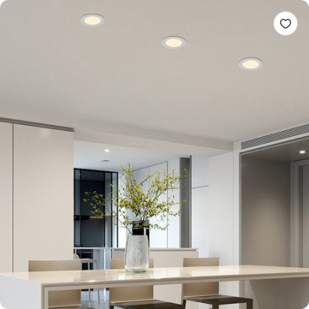 4 Inch Ultra-Thin Dimmable Recessed LED Ceiling Light Kit - Color Changing, Easy Install