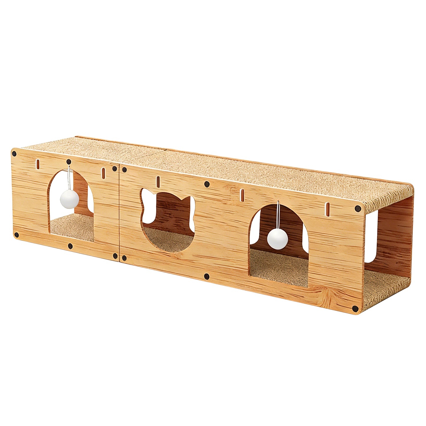 100-Meter Cat Tunnel for Indoor and Outdoor Play - Durable Pet House & Cage