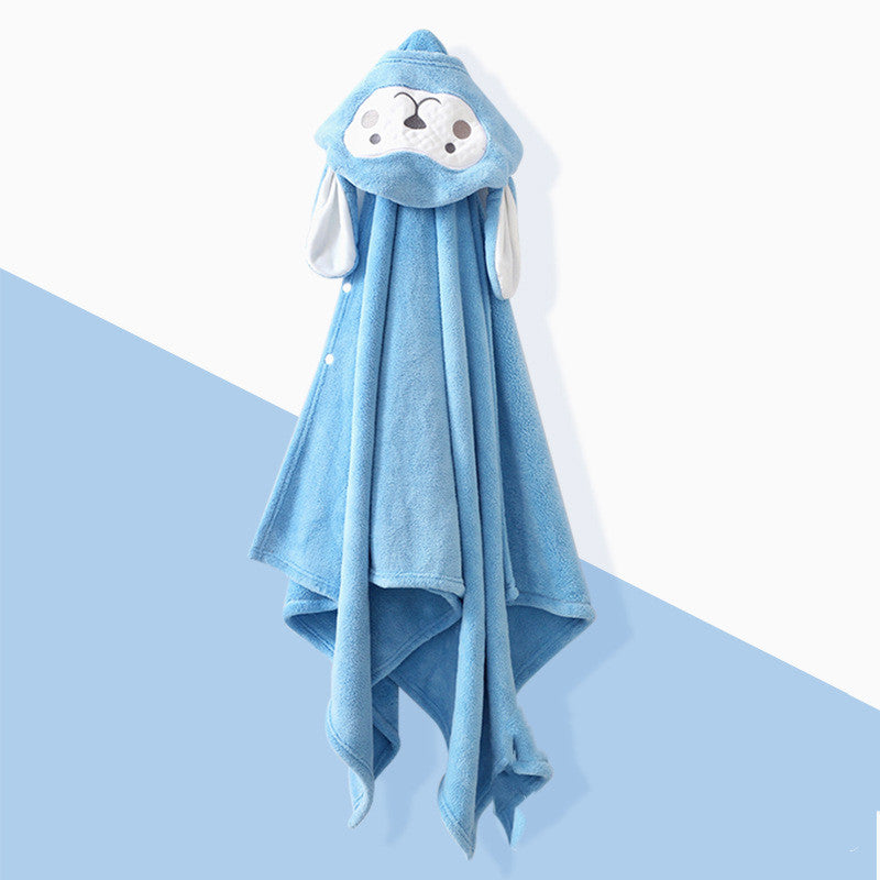 Baby Hooded Bath Towel - Soft Organic Cotton Infant Bath Wraps for Kids
