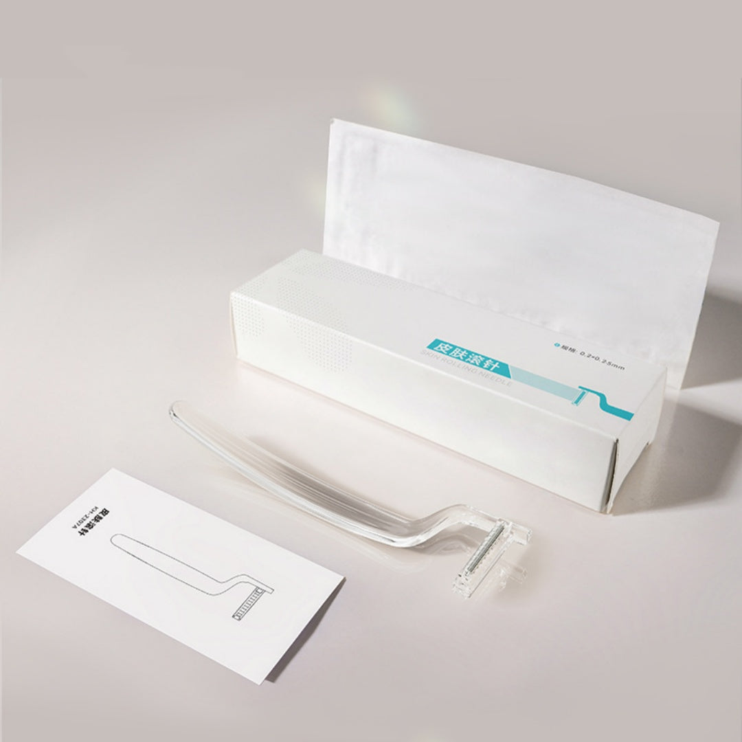 Micro Needle Roller Facial Care Kit with 3ml Liquid Tank - Inductive Therapeutic Tool