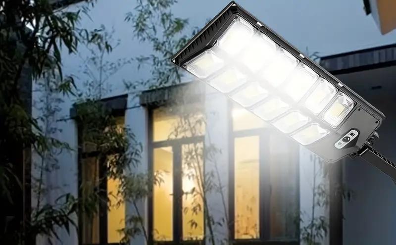 Solar Street Light 360 LED Ultra-Bright Outdoor Garden Lighting - Daylight Mode