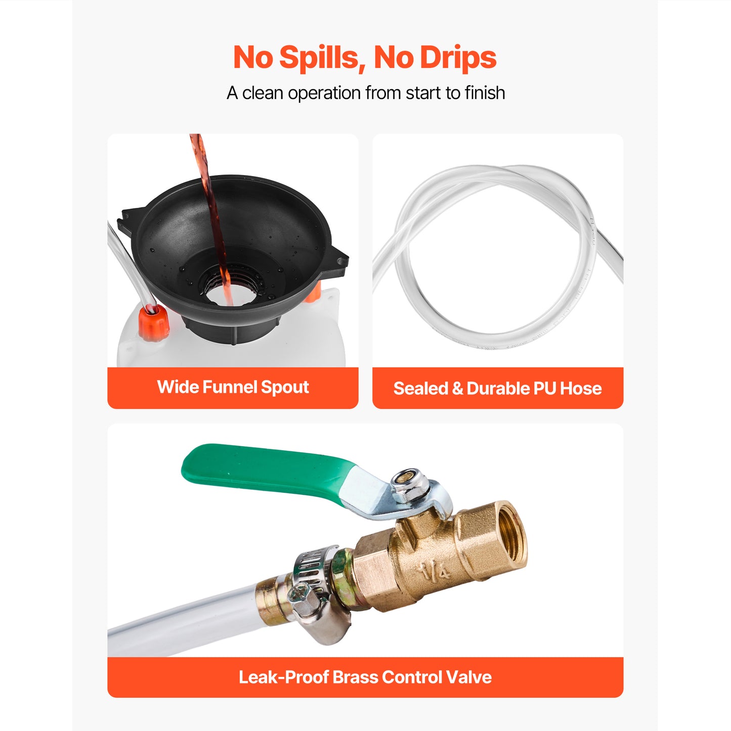 Transmission Fluid Pump 3L Capacity Manual Oil Transfer System for Cars & Boats